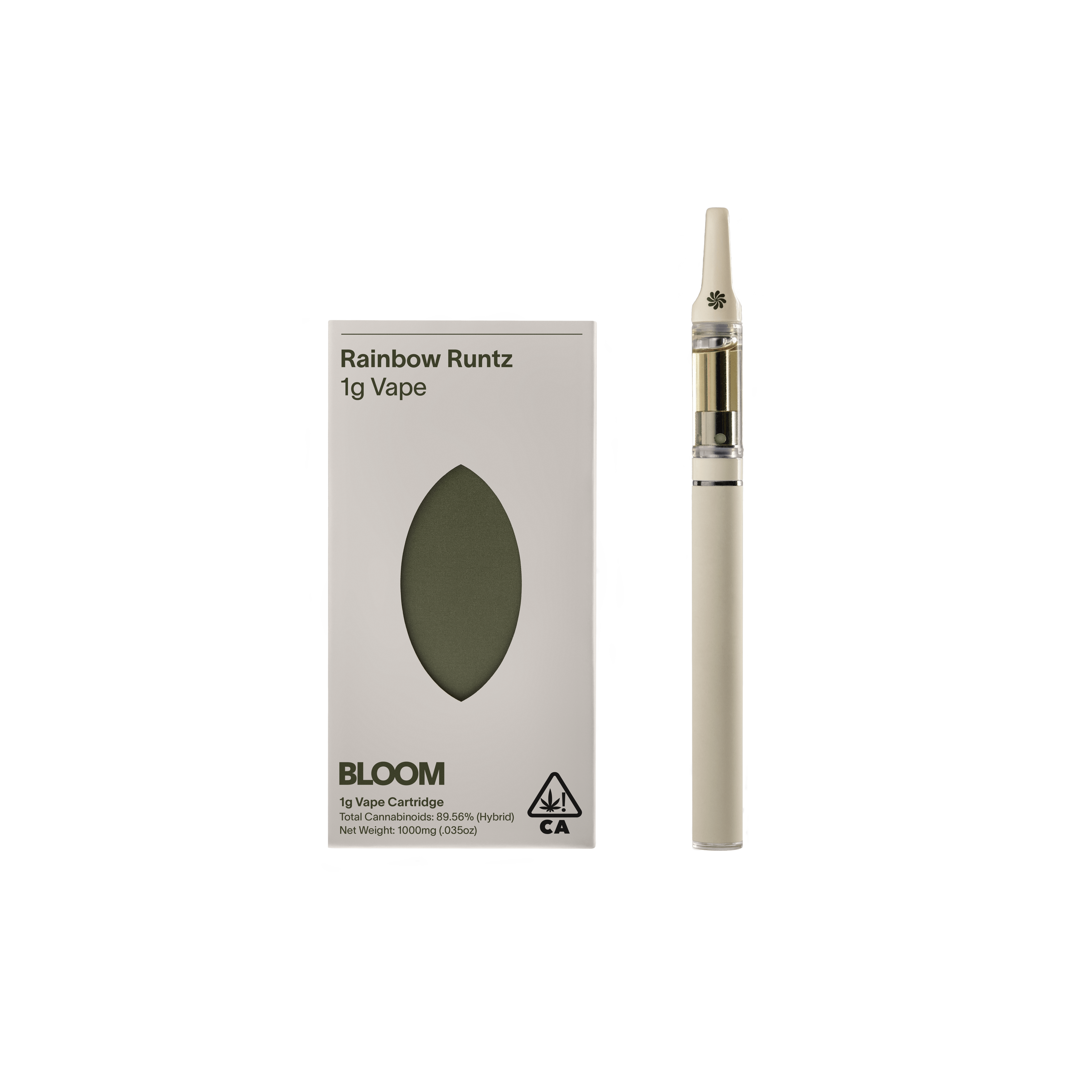 Photograph of product: Bloom Live Vape 1g Cart Rainbow Z