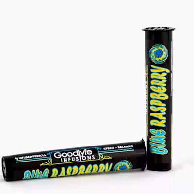 Photograph of product: GOODLYFE INFUSED PRE-ROLL | BLUE RASPBERRY