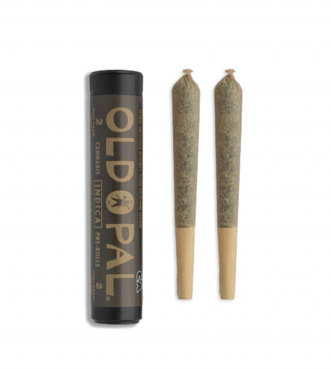 Photograph of product: Humbolt Kush - 1.25g 2pk Live Resin Infused Prerolls by Old Pal