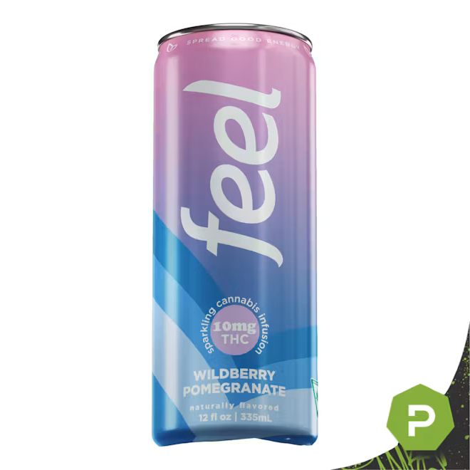 Photograph of product: Feel Energy Seltzer- Wildberry Pomegrante 10mg