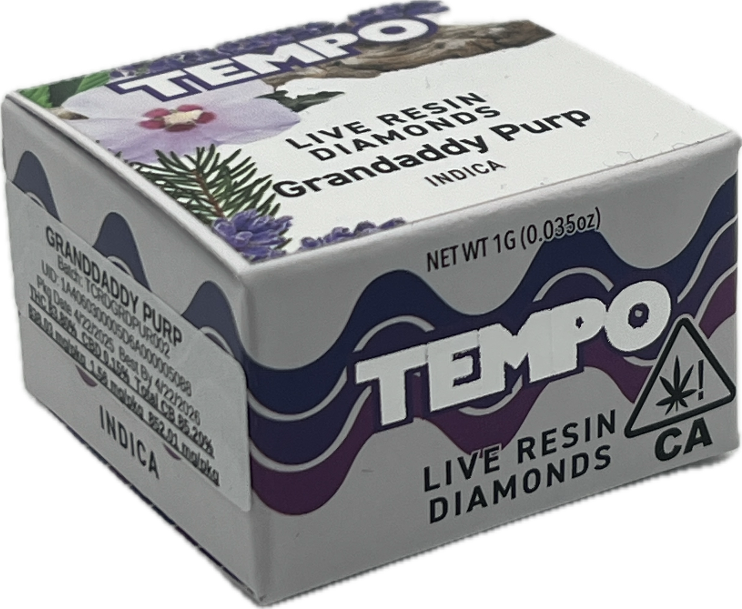 Photograph of product: Tempo - Grandaddy Purp - Live Resin Diamonds - (1g)
