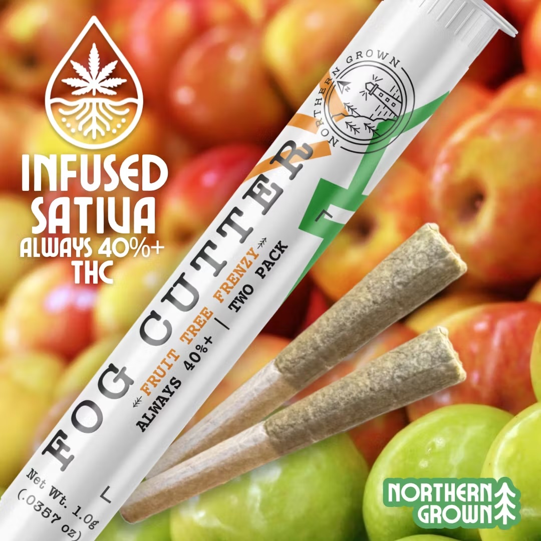 Photograph of product: Fruit Tree Frenzy Fog Cutter - 0.5g x 2pk. Infused - Northern Grown
