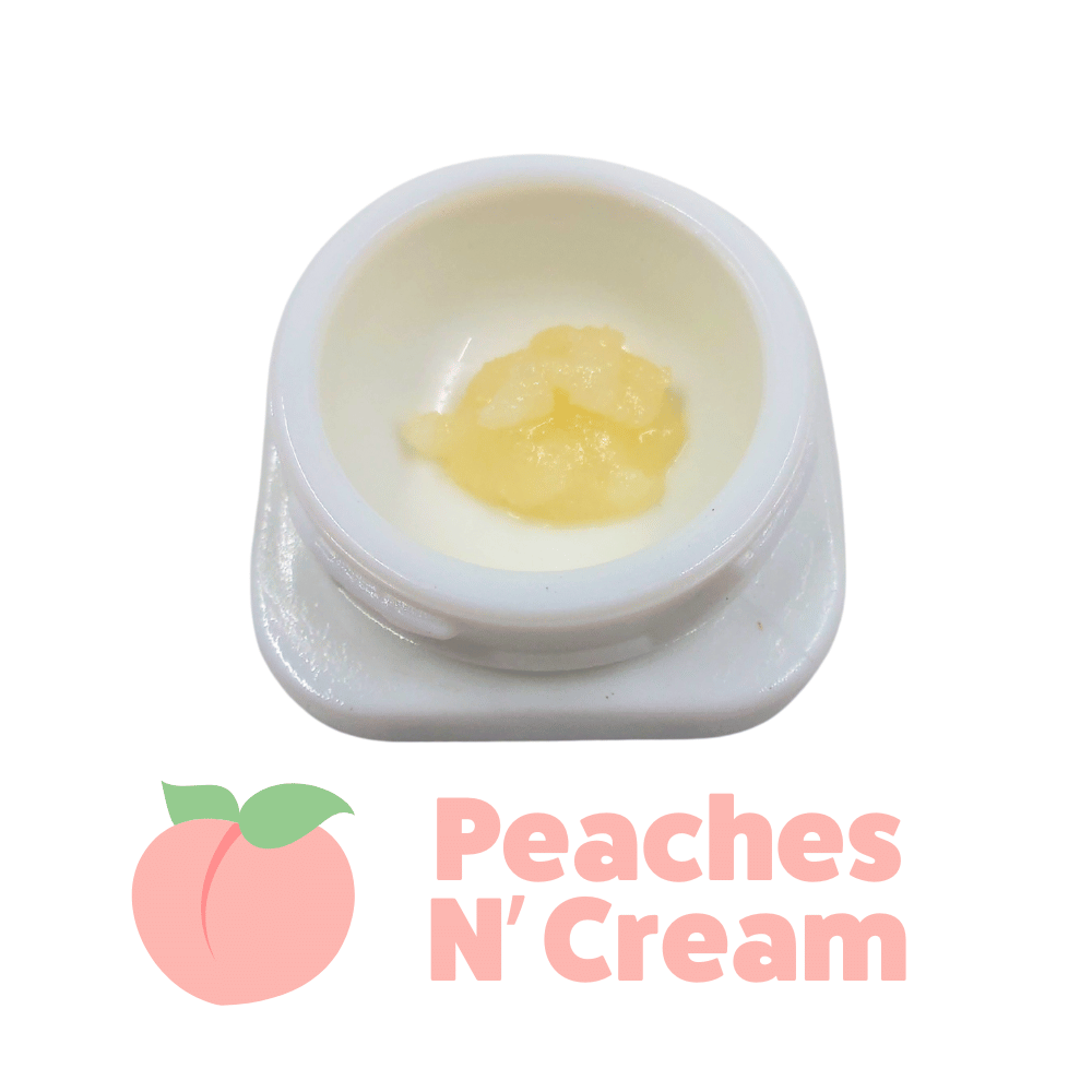 Photograph of product: Glazed - Peaches N' Cream - Flavored Wax - 1g