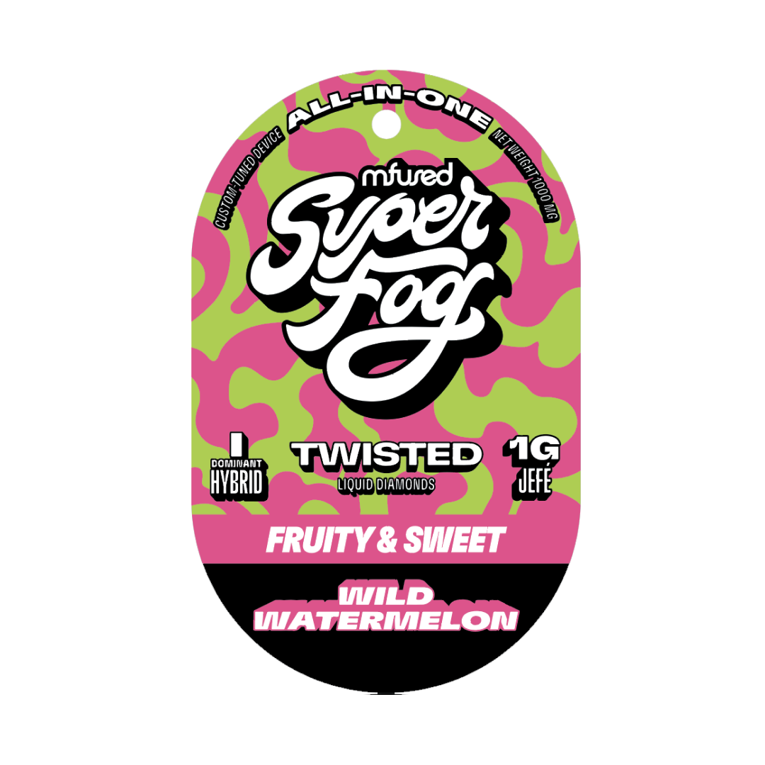 Photograph of product: TWISTED Liquid Diamonds 1g Jef - Wild Watermelon 2 PACK