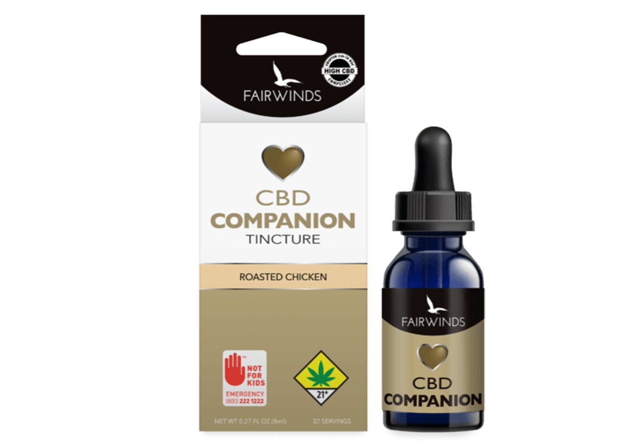 Photograph of product: Fairwinds Chicken Companion Tincture 5:1 CBD 120mg