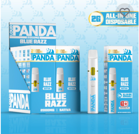 Photograph of product: Loud Panda M Disposable Cartridge | Blue Razz | (S)
