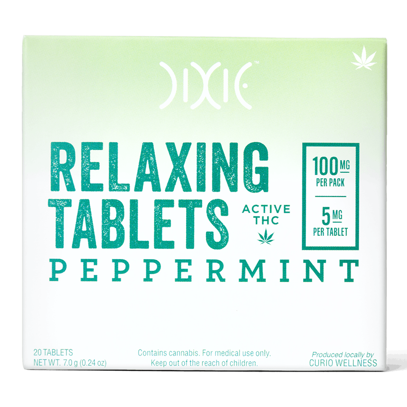 Photograph of product: Peppermint Relaxing Tablets - 20 Pack