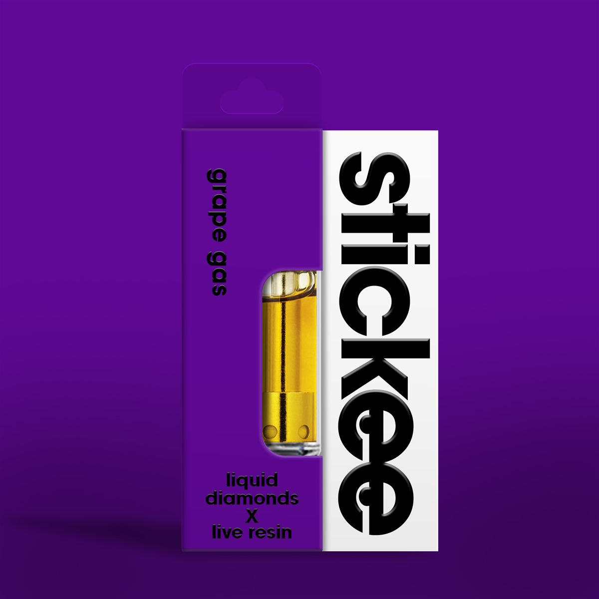 Photograph of product: GRAPE GAS 1G CARTRIDGE