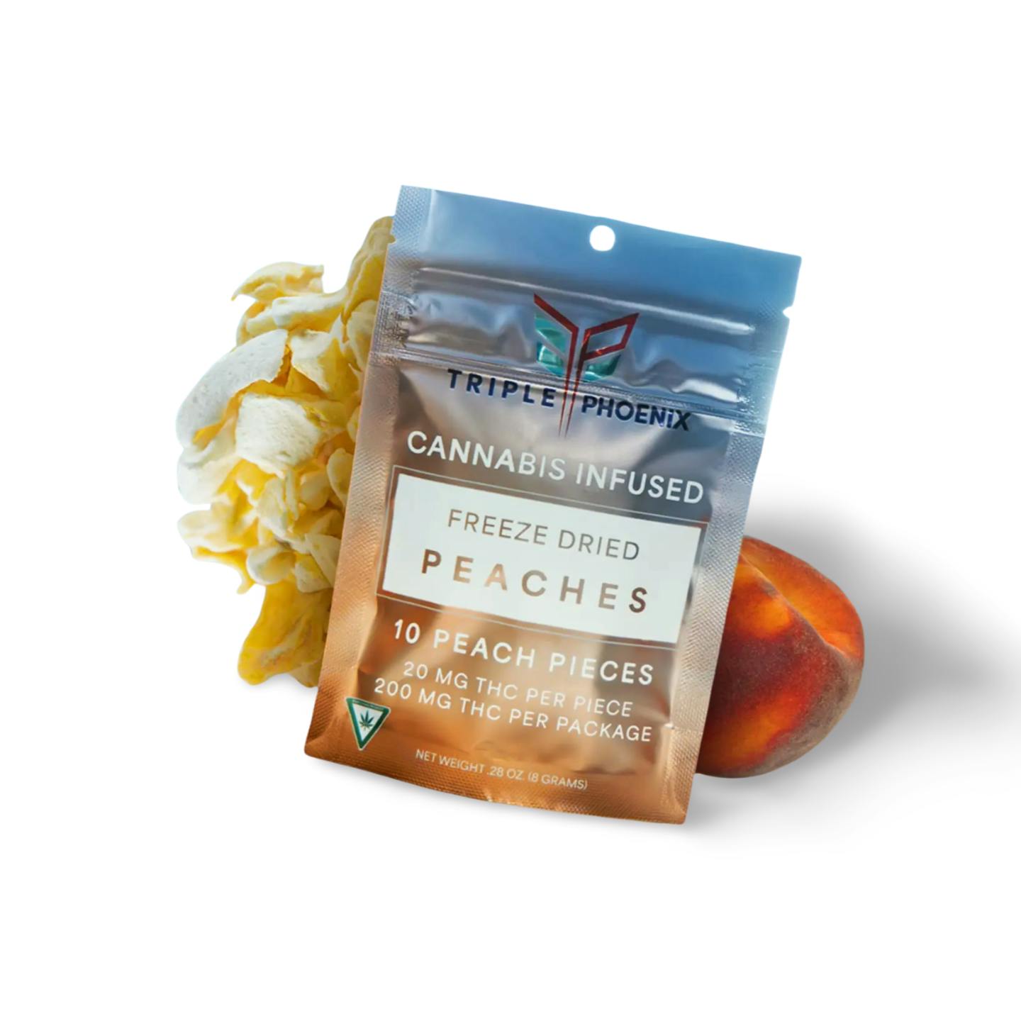 Photograph of product: Triple Phoenix | Freeze Dried Peaches  200mg
