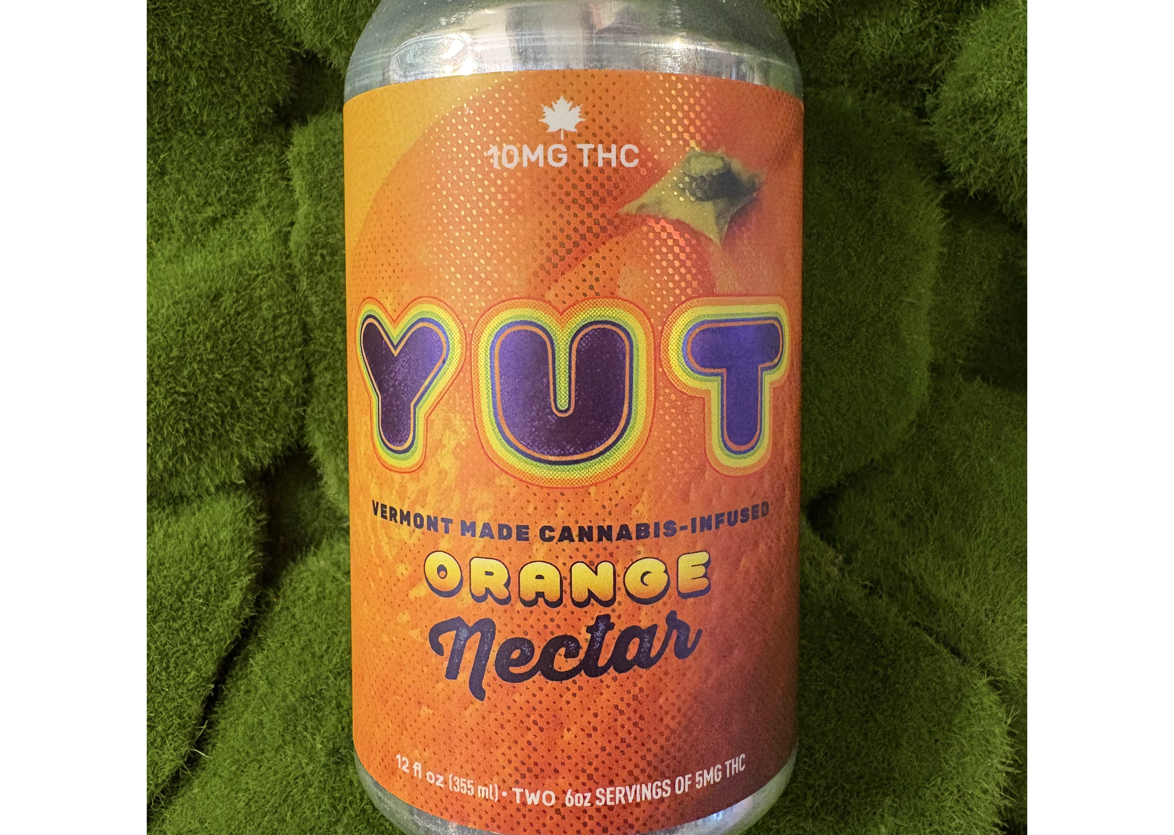 Photograph of product: 10mg Can | Orange Nectar TH-oui Soda | YUT