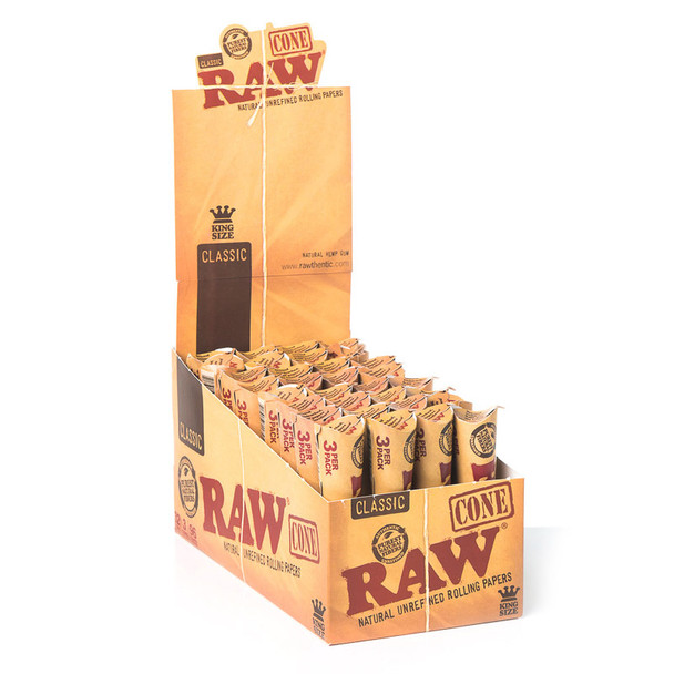 Photograph of product: Classic Pre- Rolled Cones King  Size -  3 Cones Per Pack