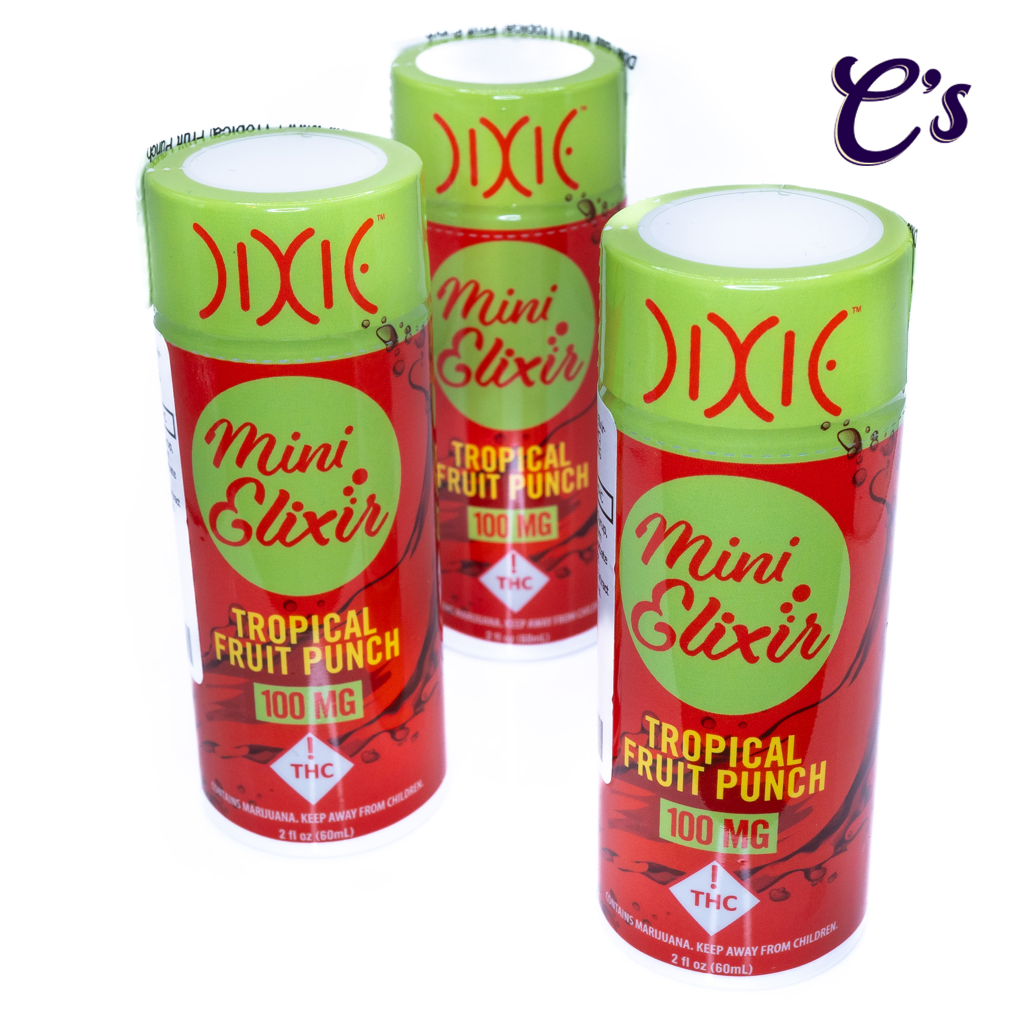 Photograph of product: Dixie | Elixir Mini (H) Tropical Fruit Punch 100mg