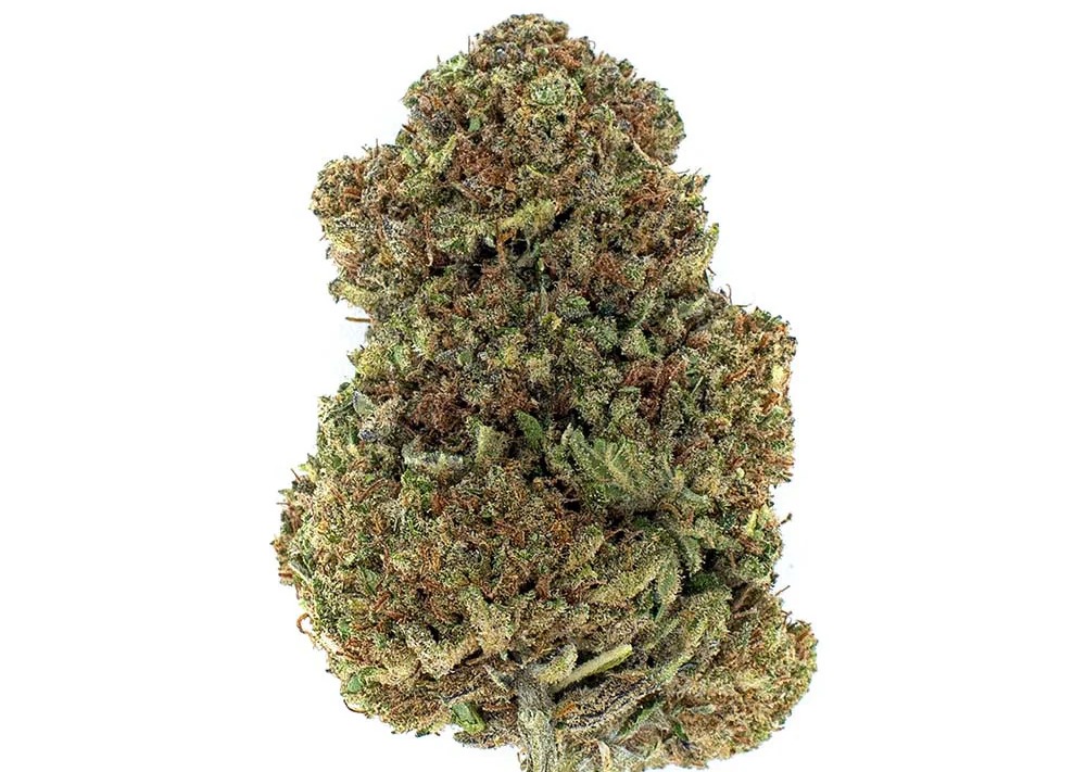 Photograph of product: Strawberry Hill Hemp Godfather OG CBD Flower (NO TH-oui)