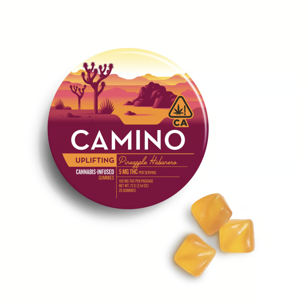 Photograph of product: Pineapple Habanero | 100mg Edibles