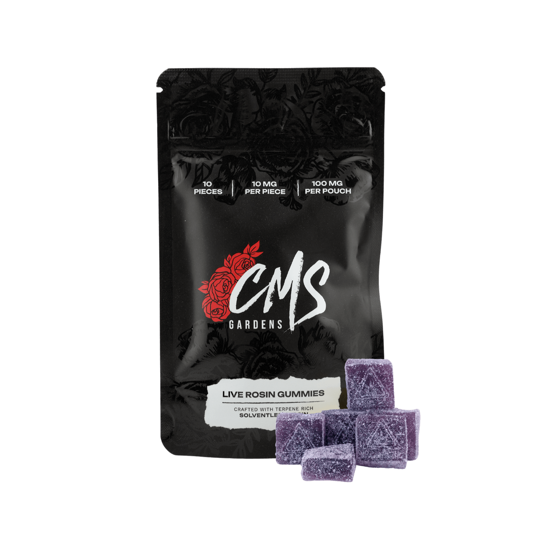 Photograph of product: Blueberry | Live Rosin Gummies | 100mg
