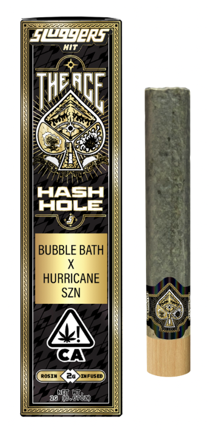 Photograph of product: Sluggers Hit | au chocolat Hole (2g) Bubble Bath x Hurricane SZN (H)
