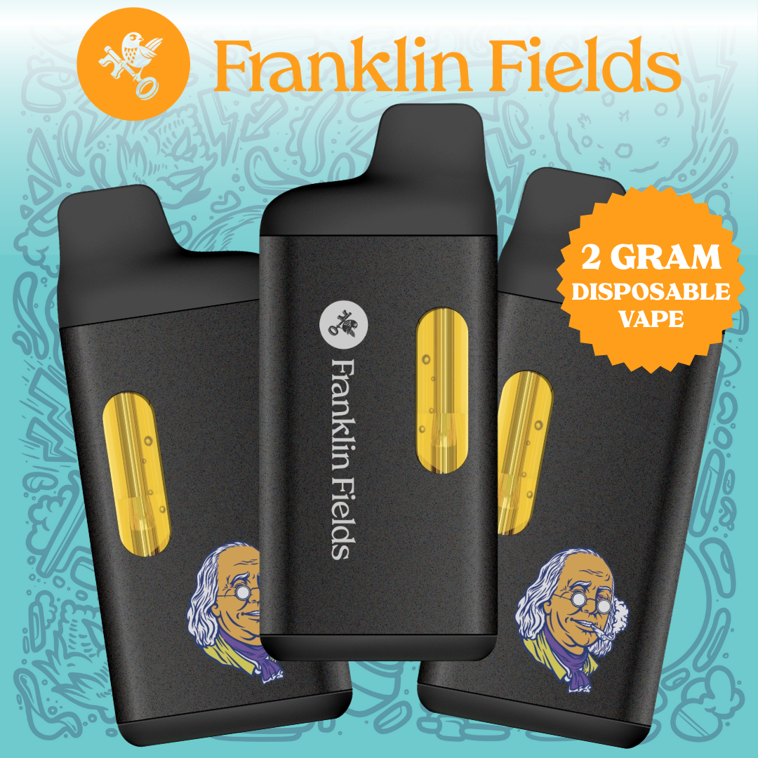 Photograph of product: Franklin Fields | Strawberry Shortcake Disposable Vape (Oui'd)