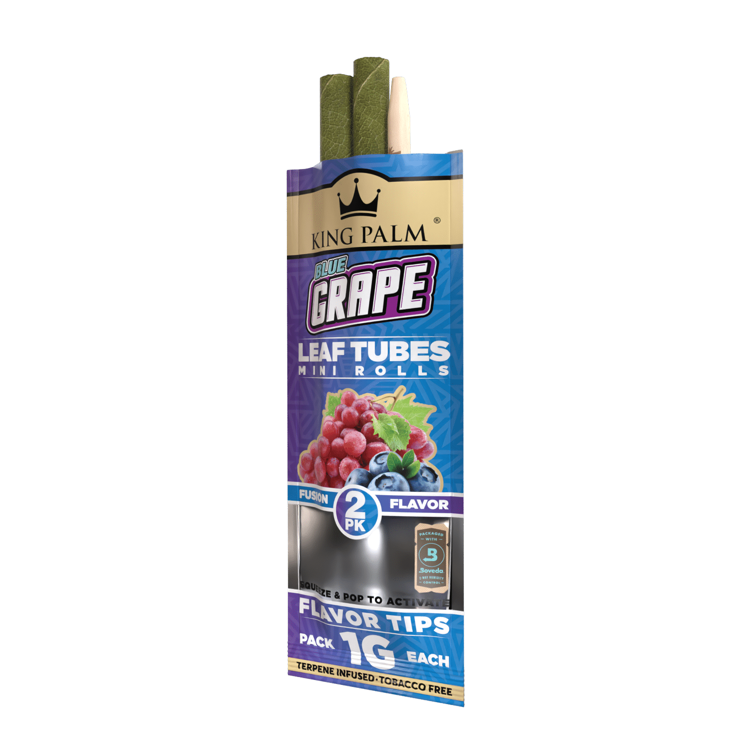 Photograph of product: King Palm Minis | 2pk | Blue Grape