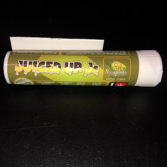 Photograph of product: Pre-Roll Infused 1g Juiced Up Pineapple SSH (WLE)