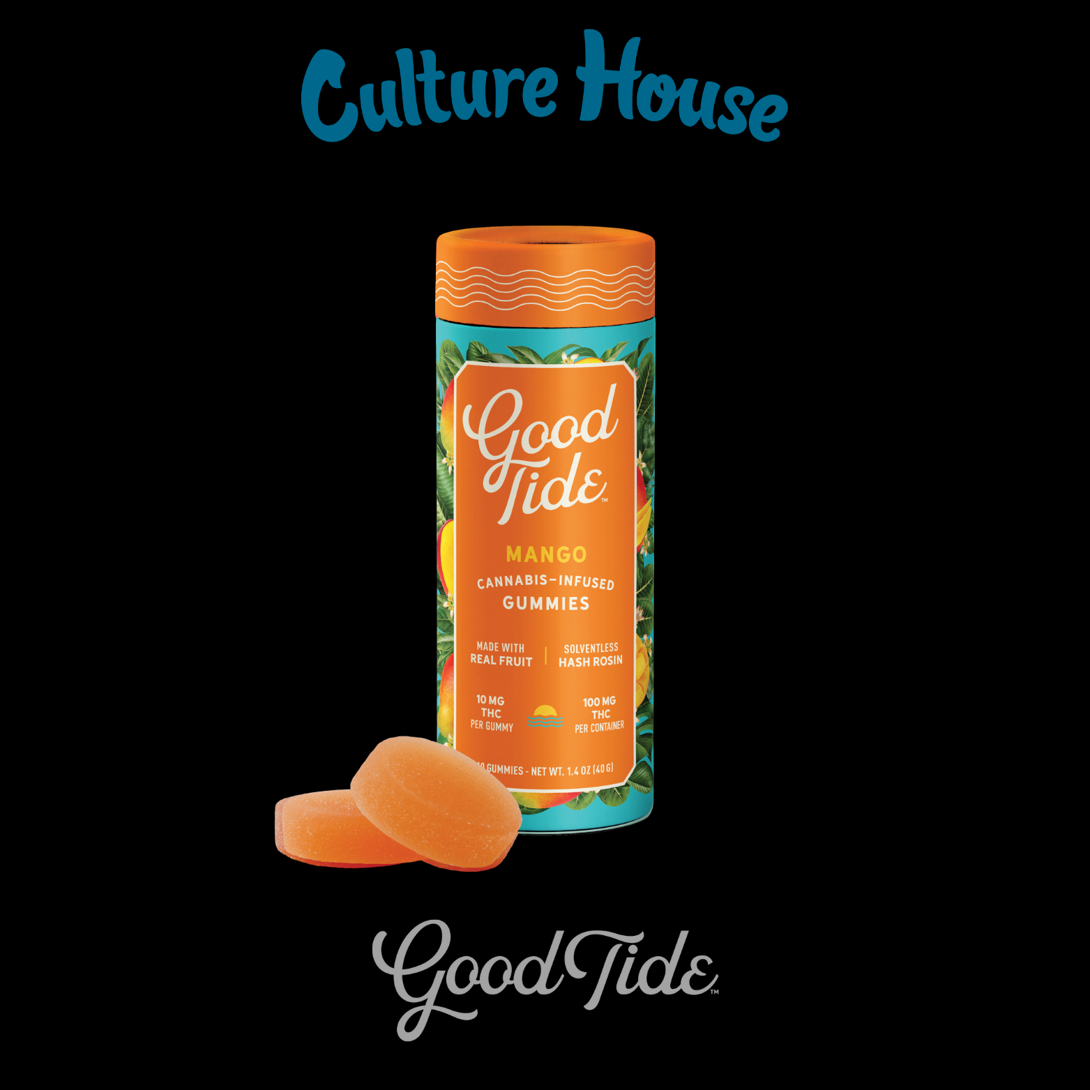 Photograph of product: Good Tide | Mango | Rosin | 100mg