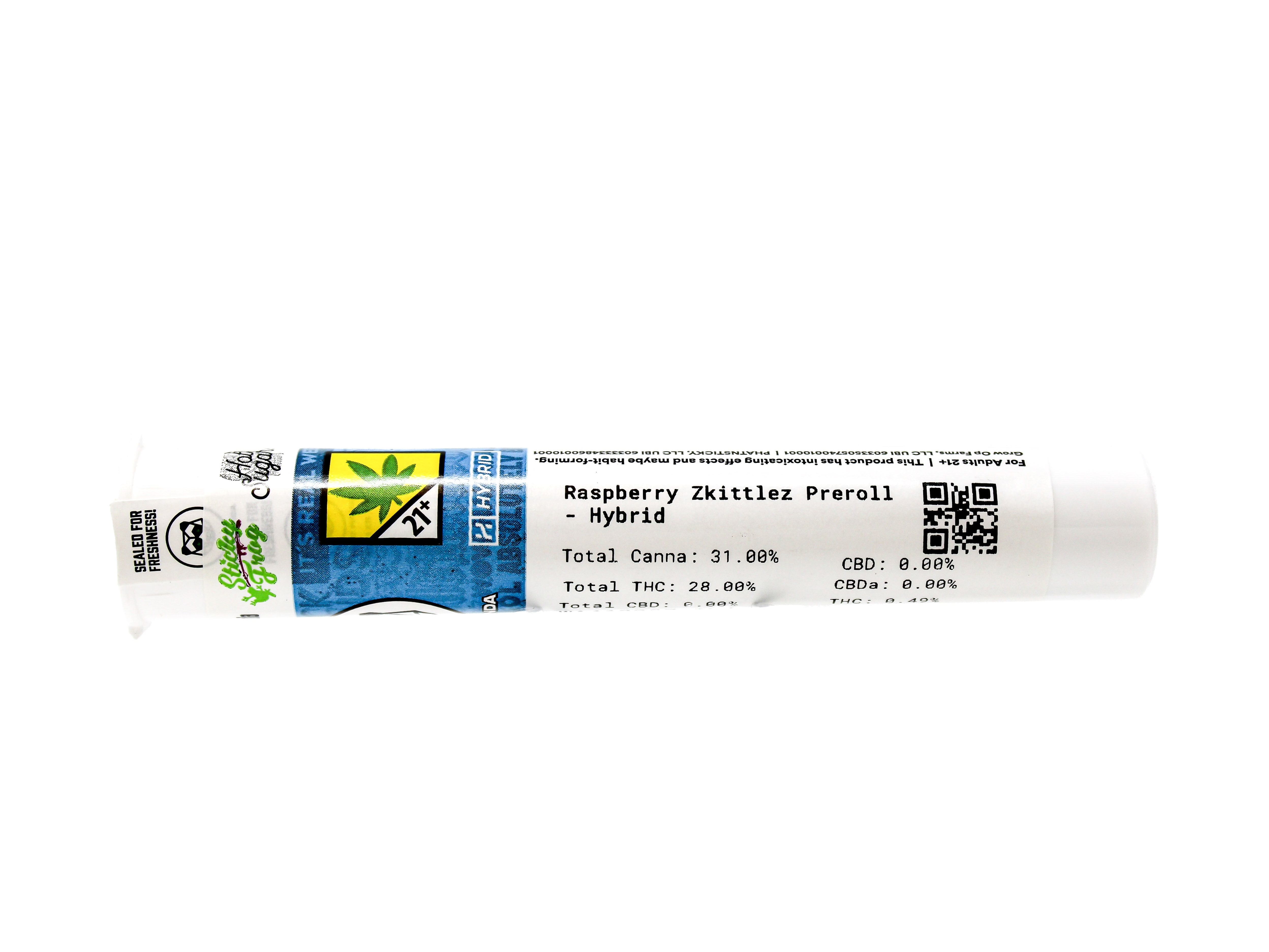 Photograph of product: PHP Raspberry Zkittlez Preroll 45269