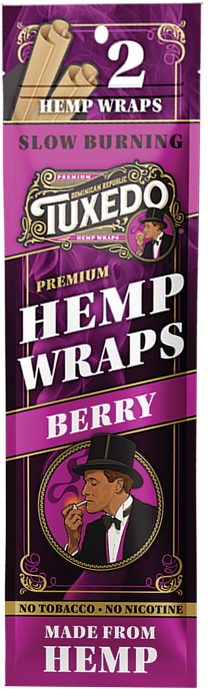 Photograph of product: Tuxedo - Hemp Wraps - Berry