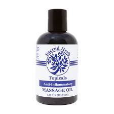 Photograph of product: SACRED HERB | MASSAGE OIL | CBD | 4OZ