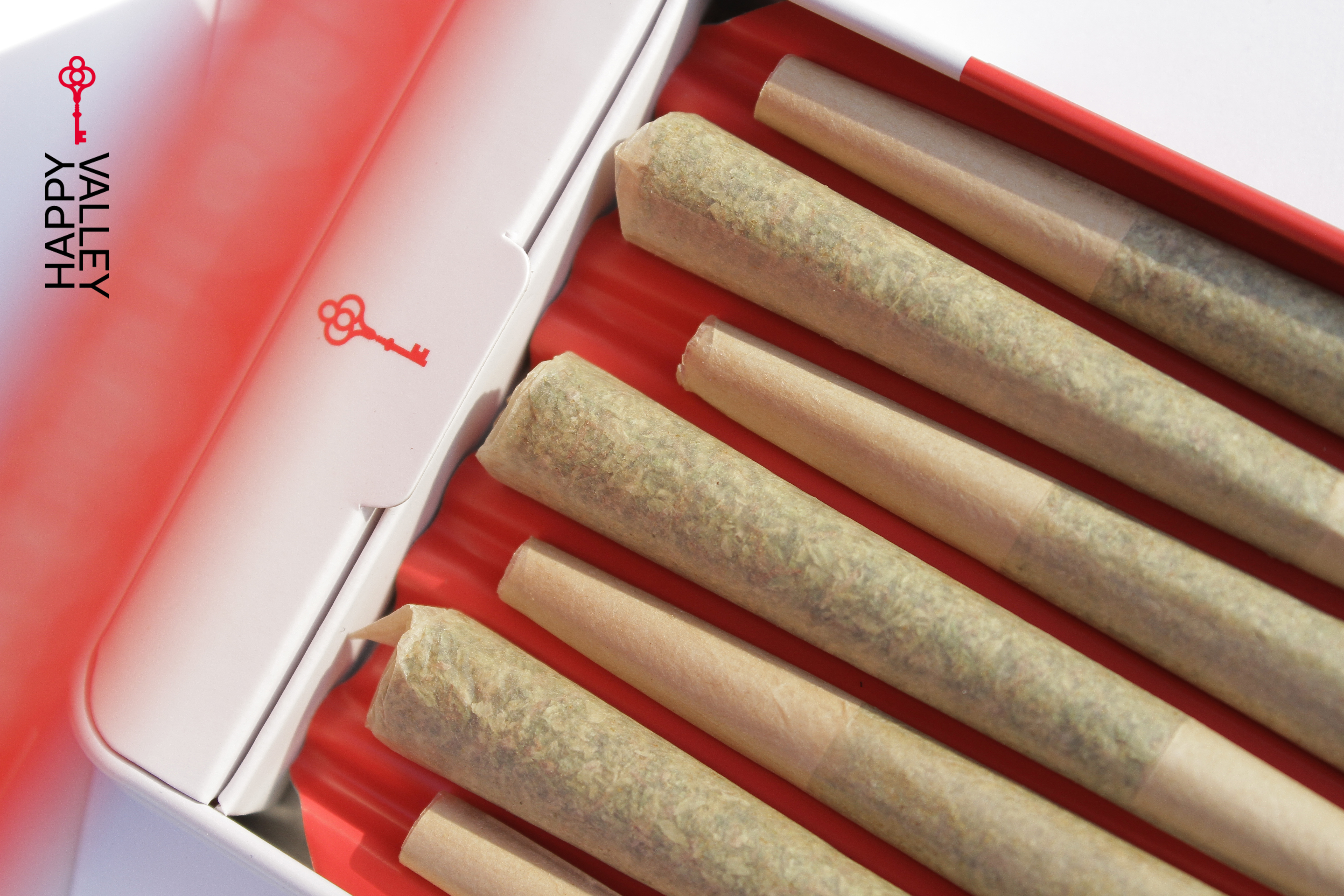 Photograph of product: Banana Jealousy | Pre-Roll 7pk | 0.5g | Happy Valley
