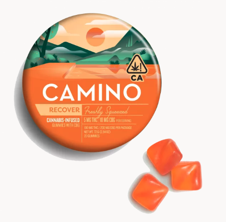 Photograph of product: Fresh Squeezed 1:2 CBG Camino - 100mg 20pk Gummies | Kiva Edibles