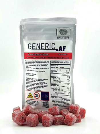 Photograph of product: GAF | Cherry | Gummies | 5mg