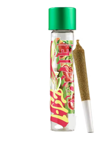 Photograph of product: Strawberry Sour Diesel | 0.6g Kief-coated Infused Pre-roll