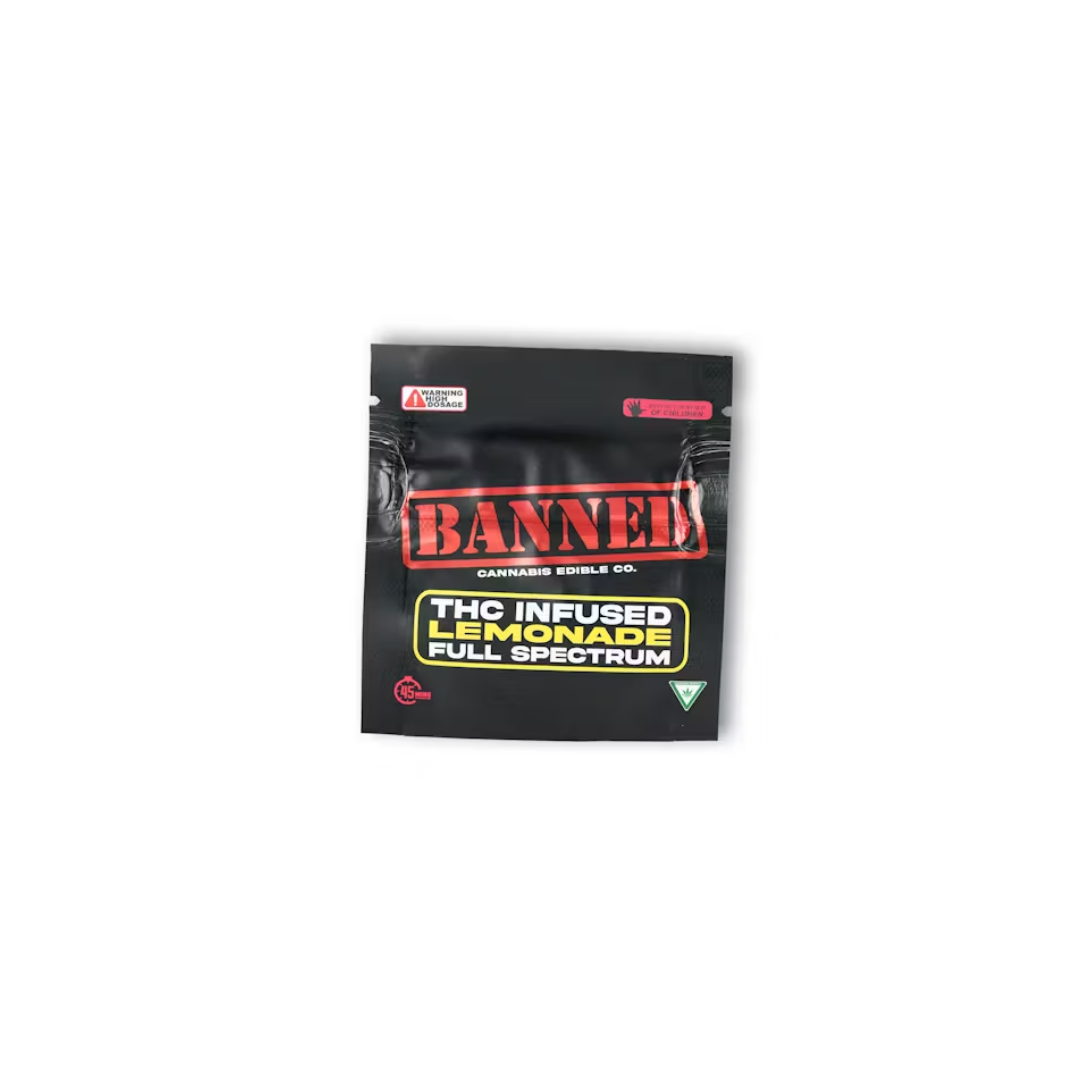 Photograph of product: Banned | Blueberry Lemonade Single Gummy | 200mg