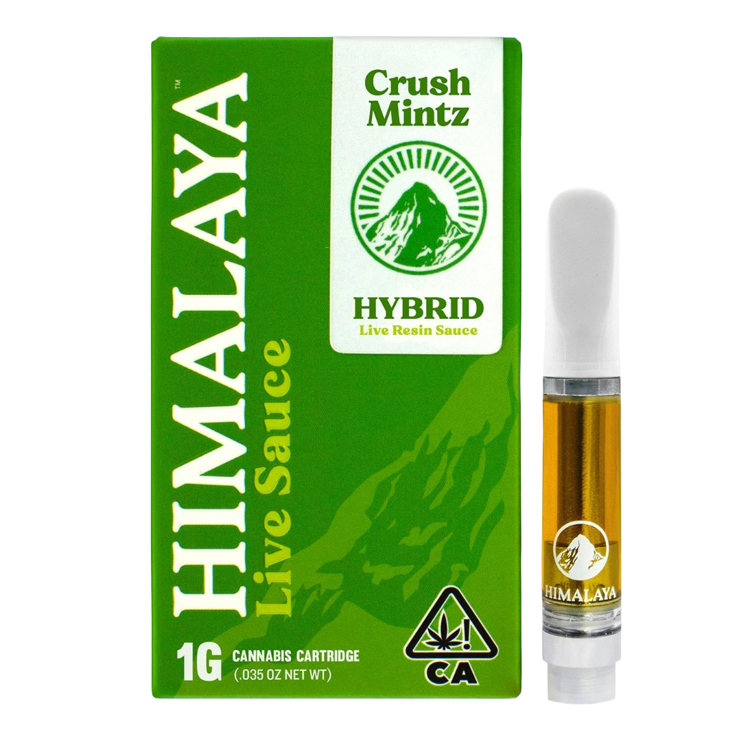 Photograph of product: HIMALAYA - CRUSHMINTZ LIVE RESIN SAUCE 1000MG