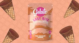 Photograph of product: Gelato 200mg Last Bite | Milk Chocolate Caramel - Hybrid