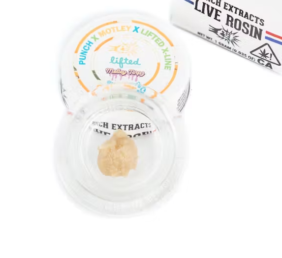 Photograph of Product: Orange GMO's (Tier 4) Cold Cure Live ROSIN Badder 1g - Punch Extracts