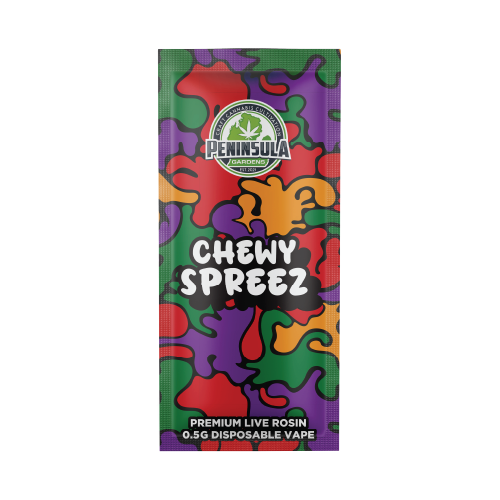 Photograph of product: Peninsula Gardens - Chewy Spreez Rosin Disposable 0.5g