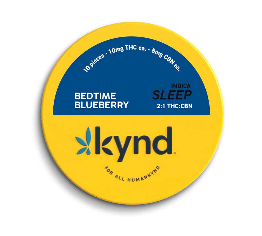 Photograph of product: KYND 2:1 Bedtime Blueberry Gummies