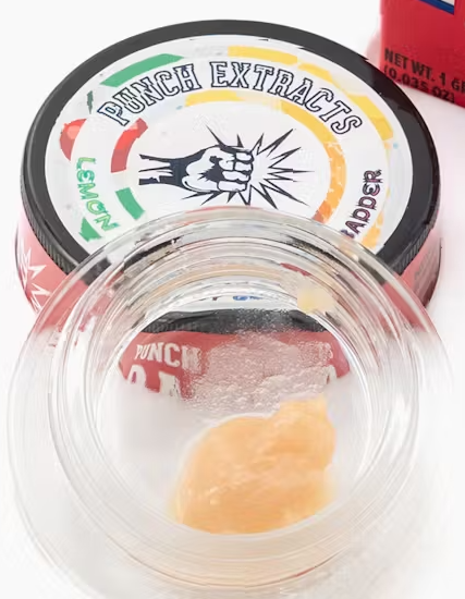 Photograph of product: 1g Lemon Cherry Gelato BHO Badder - Punch