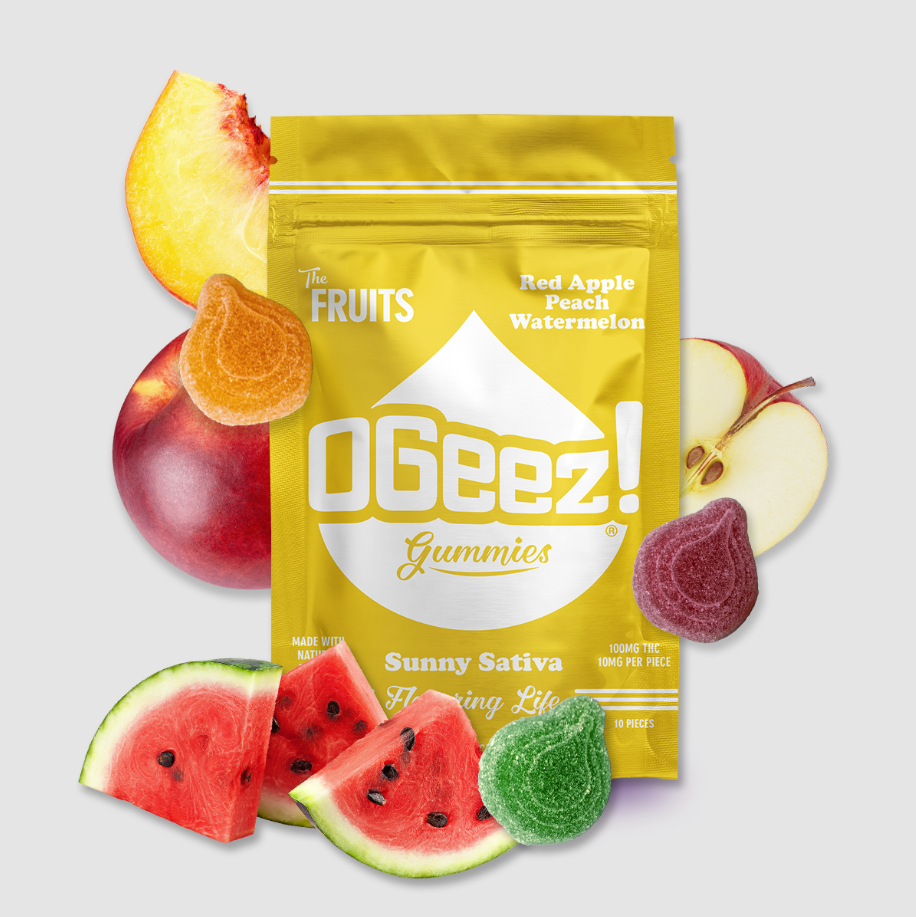 Photograph of product: The Fruits - Sunny Oui'd 10pk | 100mg