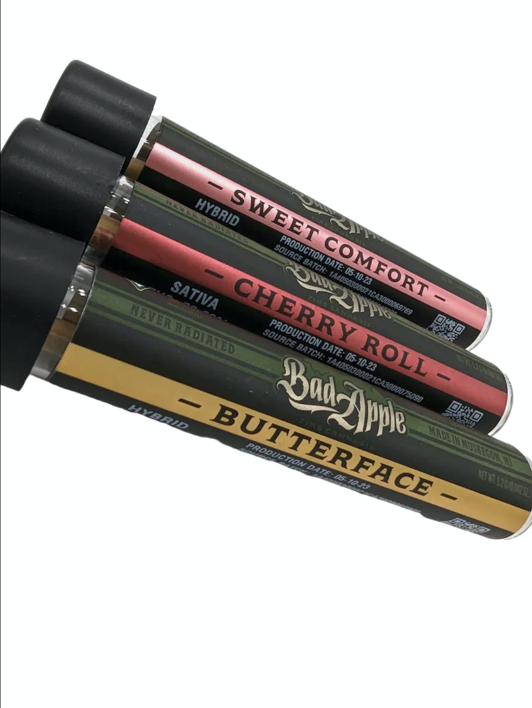 Photograph of product: Bad Apple-Cherry Roll- Infused Pre roll-1.2G