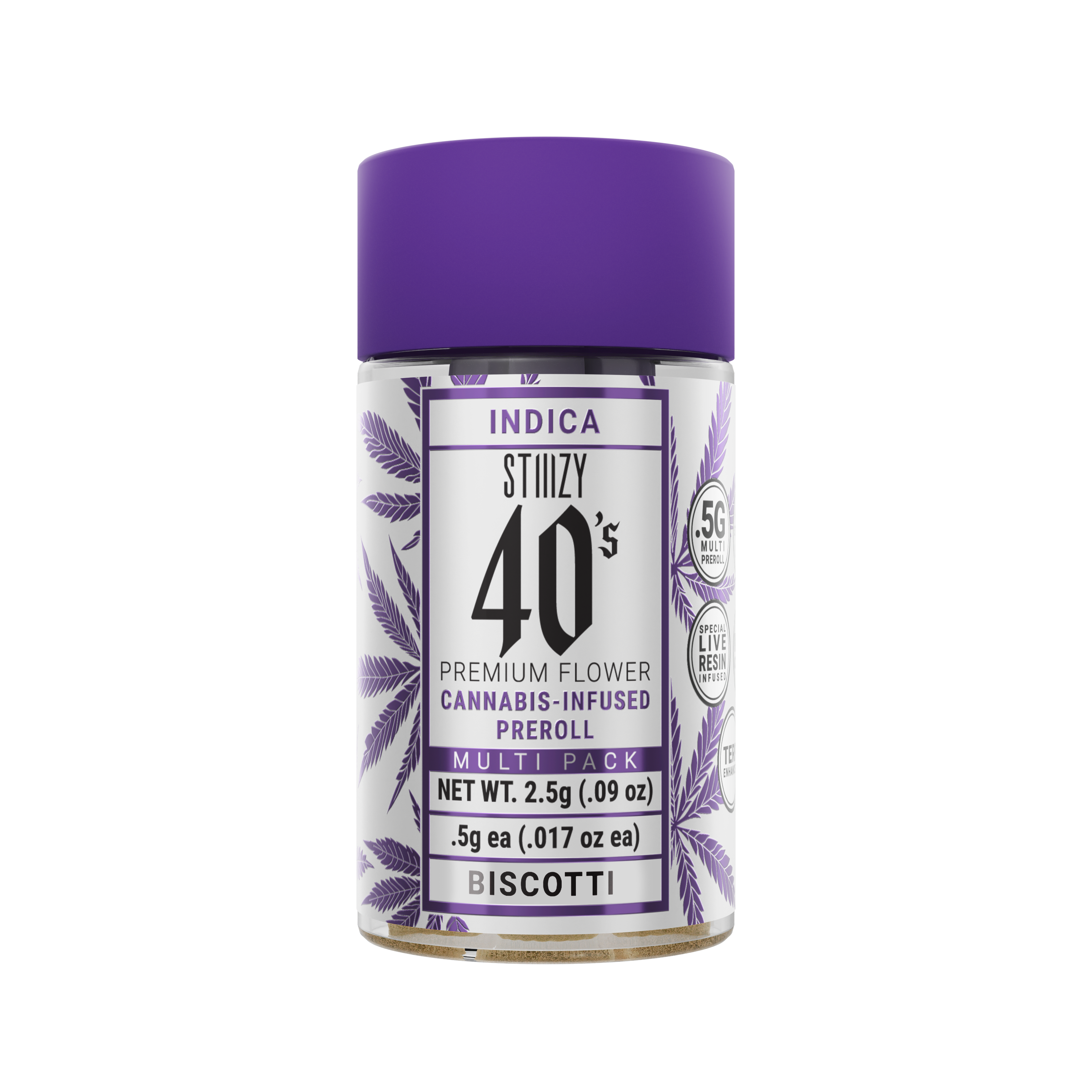Photograph of product: Biscotti Infused Preroll 5 Pack