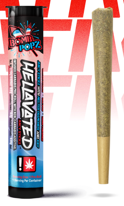 Photograph of product: Hellavated Juicy Stickz | Bomb Popz | Oui'd