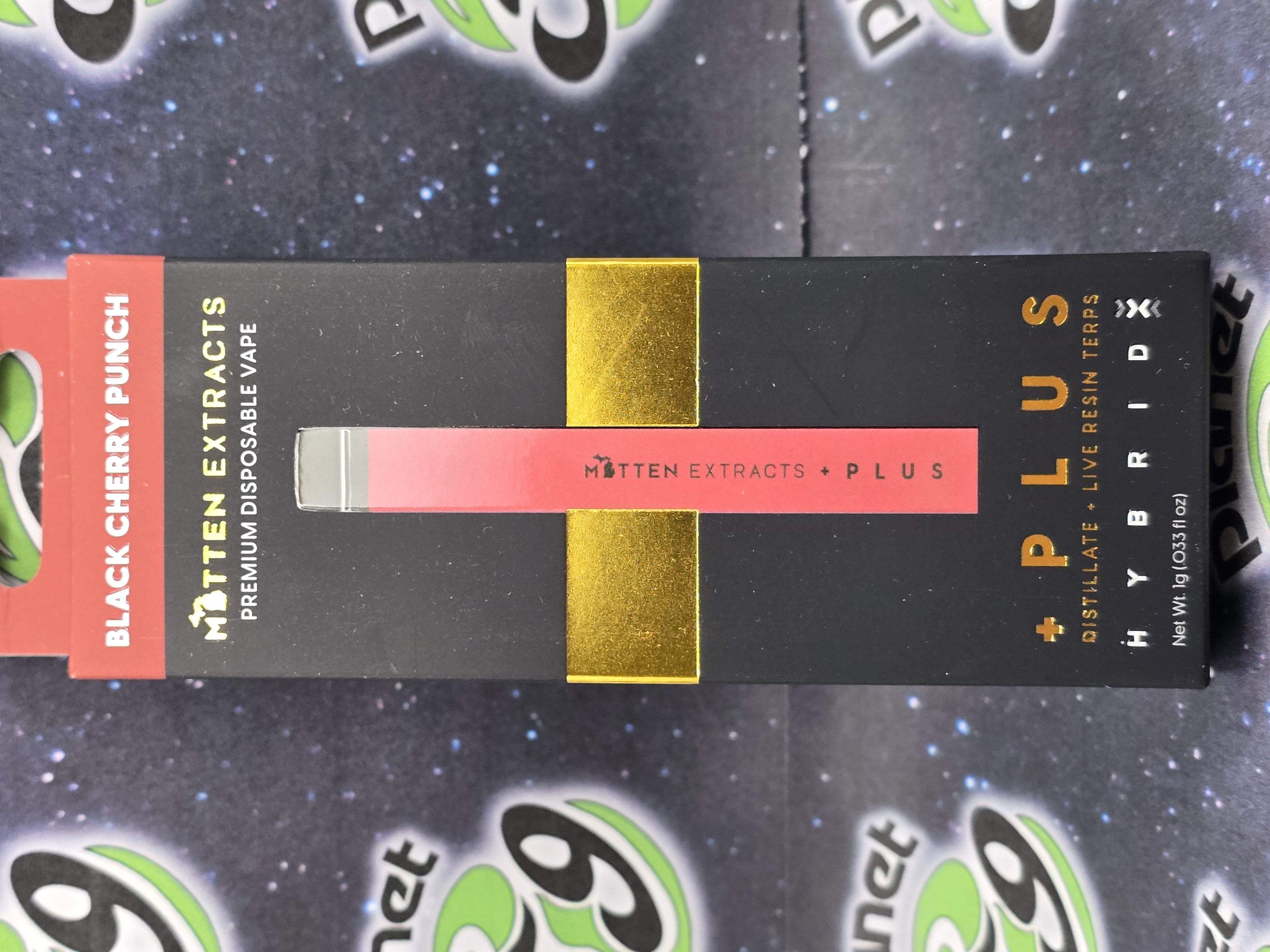 Photograph of product: Mitten Extracts | Black Cherry Punch | 1g Disposable