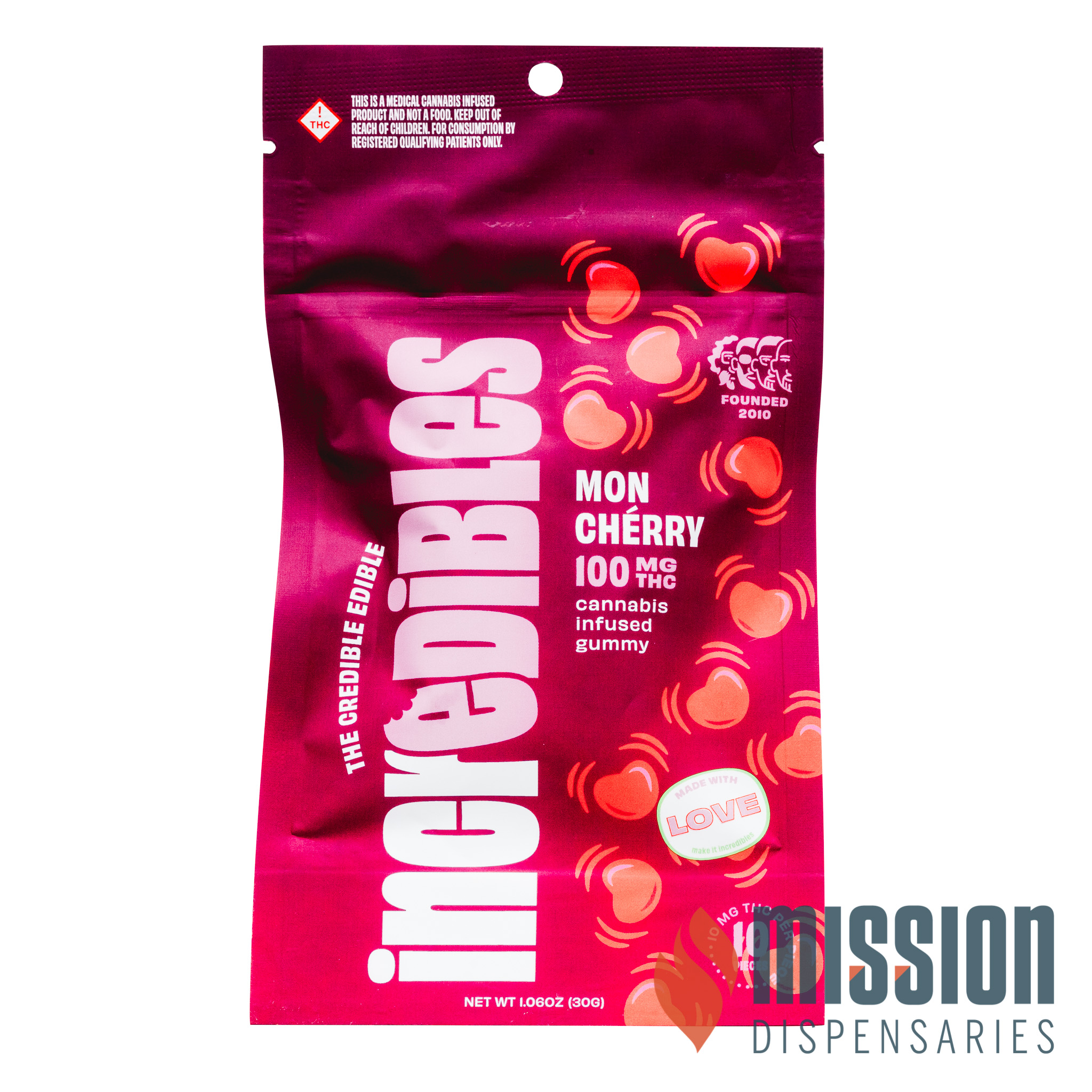 Photograph of product: Gummies | Incredibles | Mon Cherry [4pk]