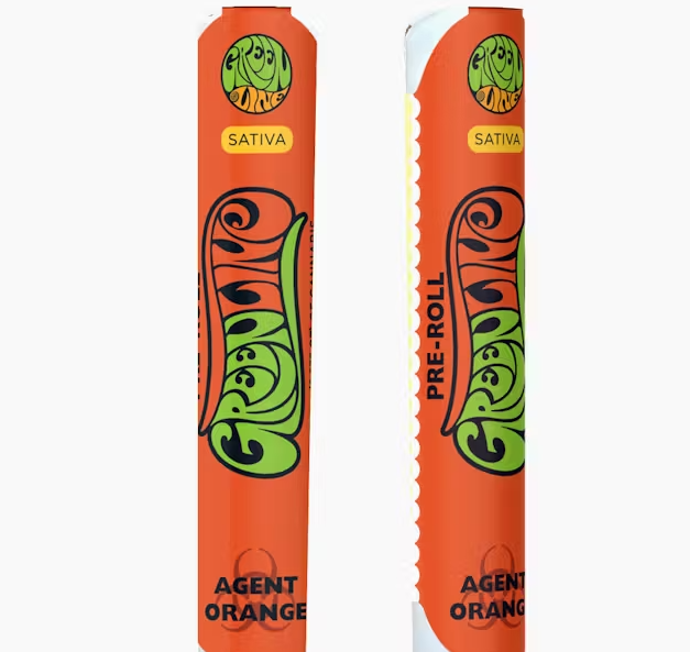 Photograph of product: Greenline Agent Orange Oui'd Preroll 1g
