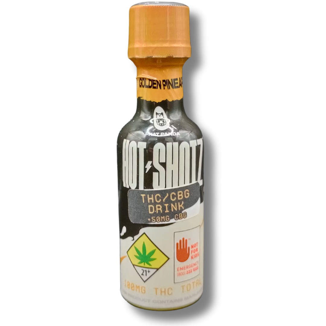 Photograph of product: Golden Pineapple CBG Hot Shotz Edible Liquid (Hot Shotz)