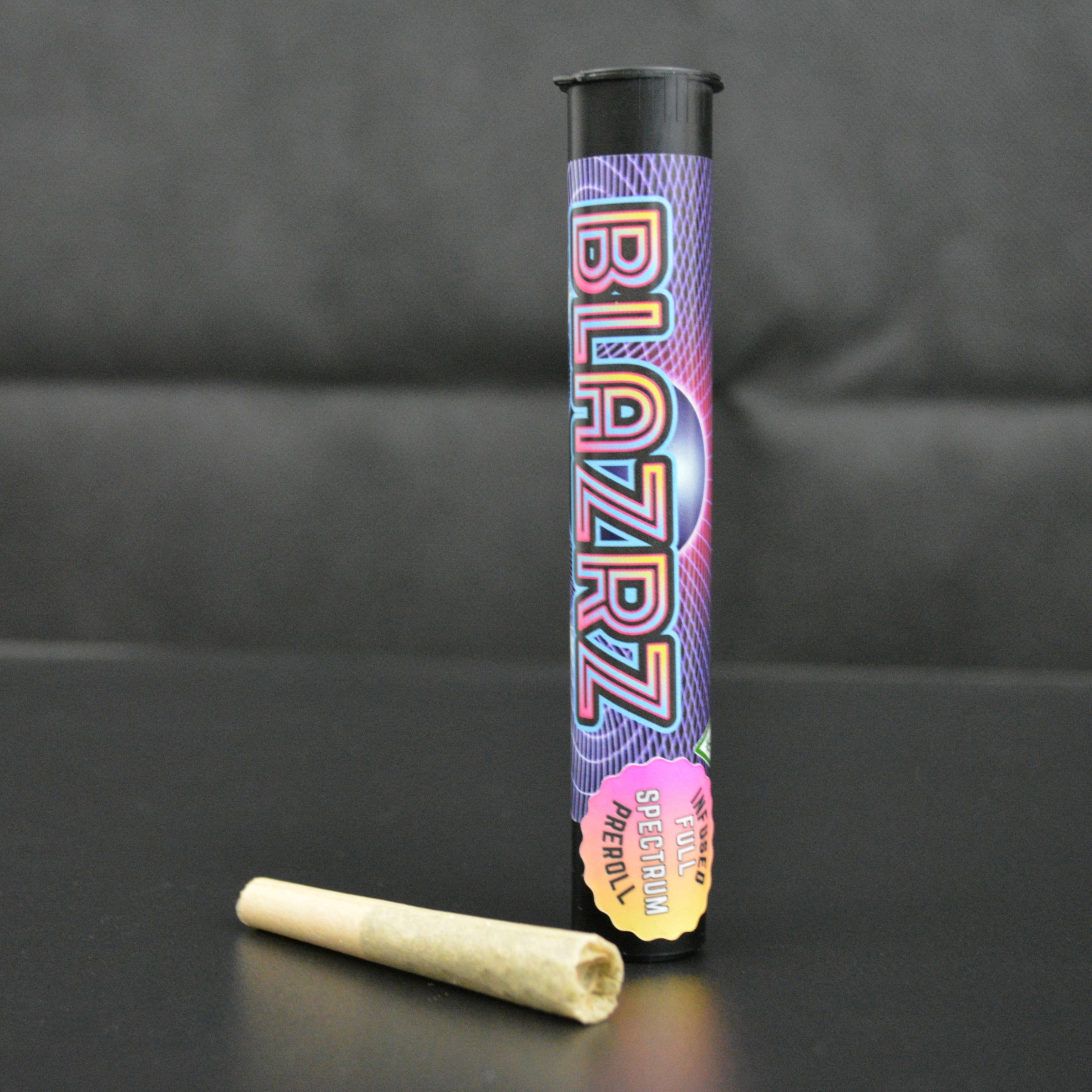 Photograph of product: Blazrz Infused Pre Roll   Frost Berry