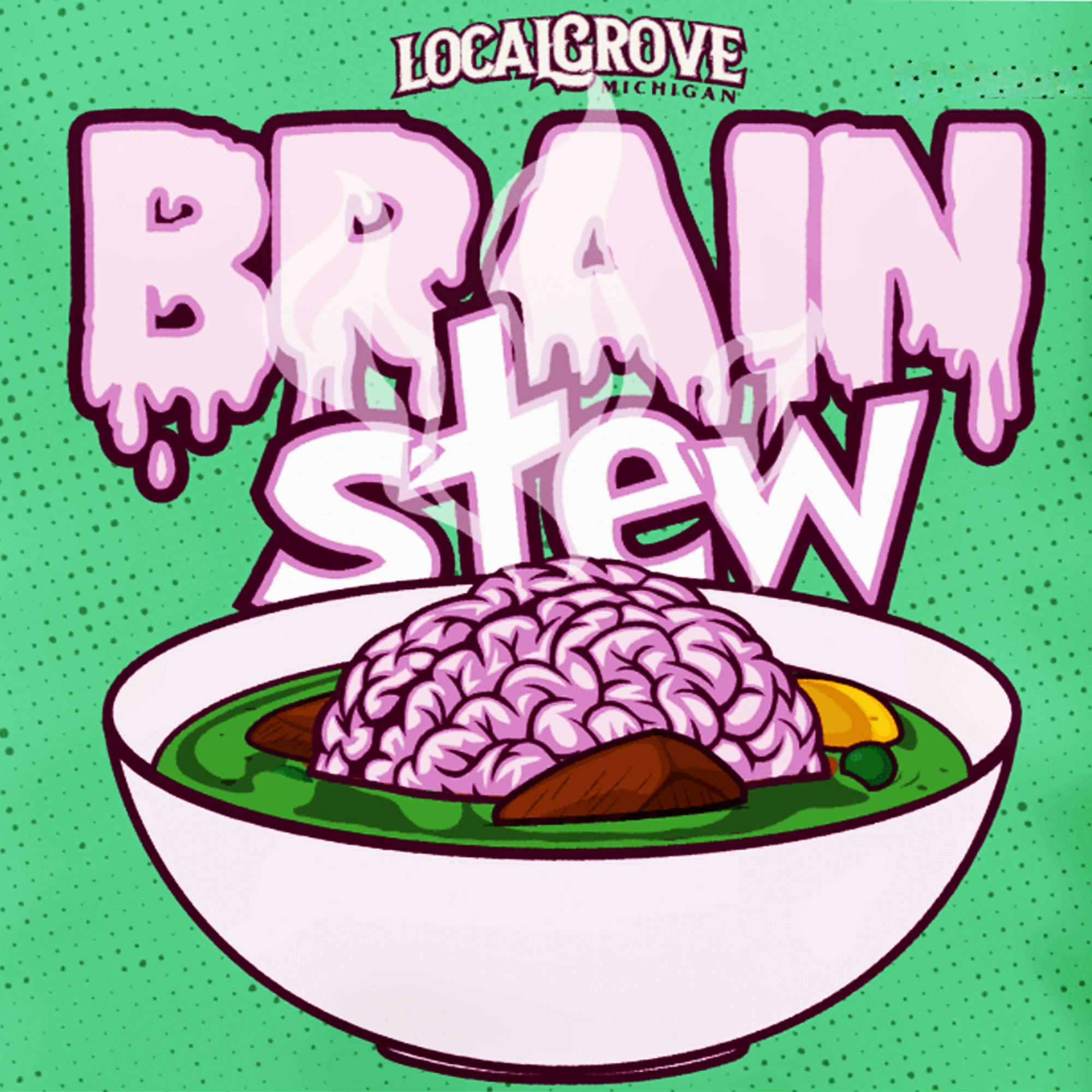 Photograph of product: Local Grove | Brain Stew | Bulk Flower - 28g