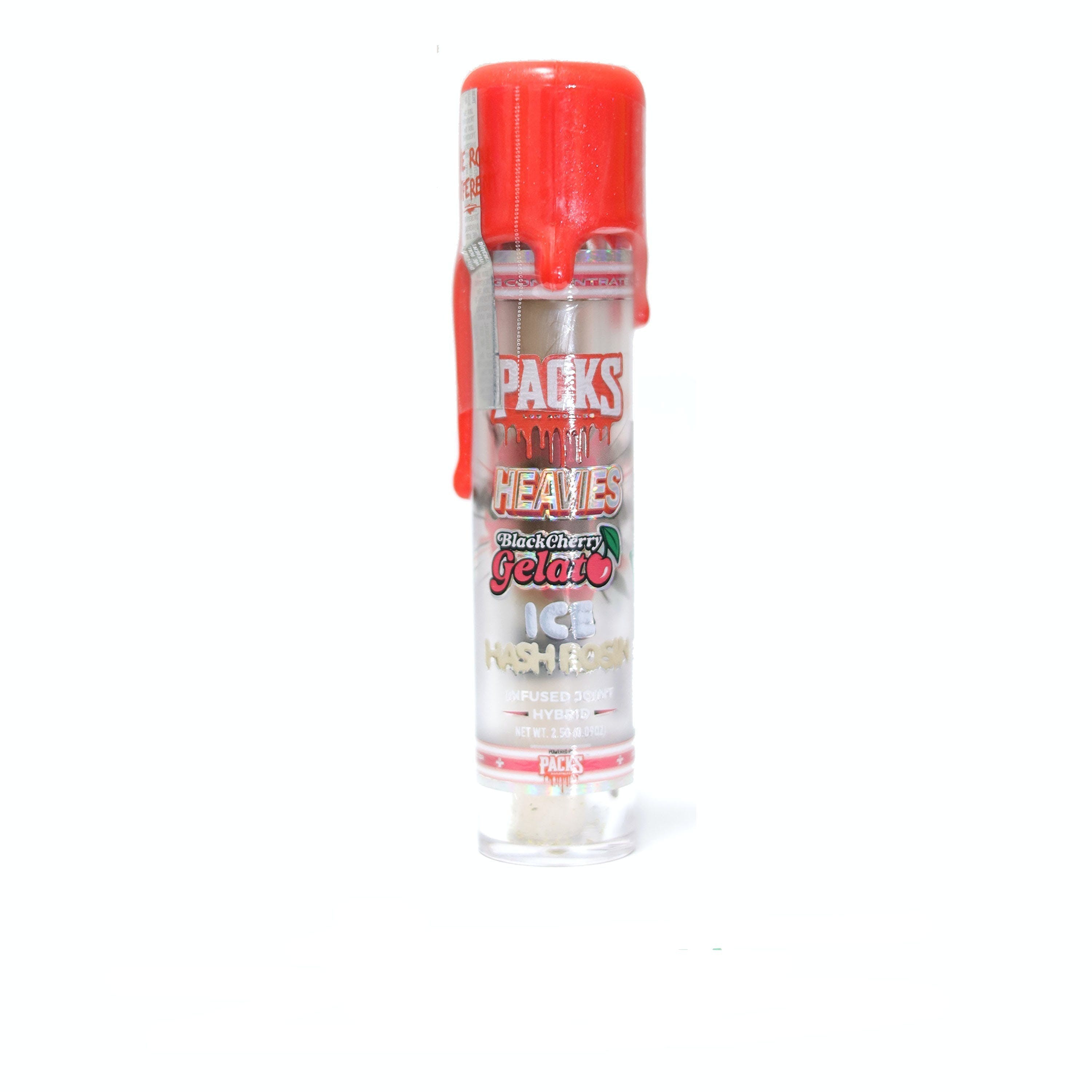 Photograph of product: Packwoods Infused au chocolat Rosin 2.5g Black Cherry Gelato
