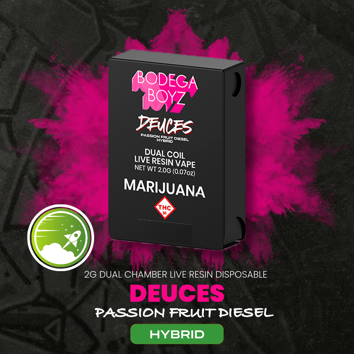 Photograph of product: Passion Fruit Diesel | 2g AIO Disposable